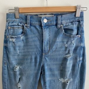 Garage Distressed High Rise Skinny Jeans Size 5